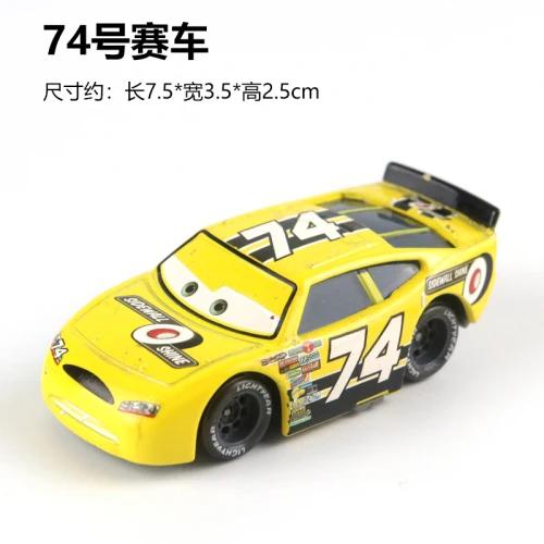 Все стили Pixar Cars Металлические литые модели машинок Молния Маккуин Сплав Автомобиль Номер 4.19.28.36.51 101 Серия гонок Игрушка