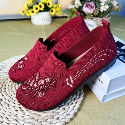 Женские удобные сетчатые дышащие туфли без застежек, повседневные кроссовки, легкие прогулочные туфли на плоской подошве для женщин, деловые туфли на плоской подошве, лоферы, туфли для медсестер