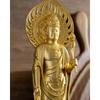 Buddhist statue of Shokannon Bodhisattva, 36cm (gold plated/24k gold), sculptor: Shuun Makita, model: "Tendai, Shingon, Rinzai sects", Takaoka bronzew