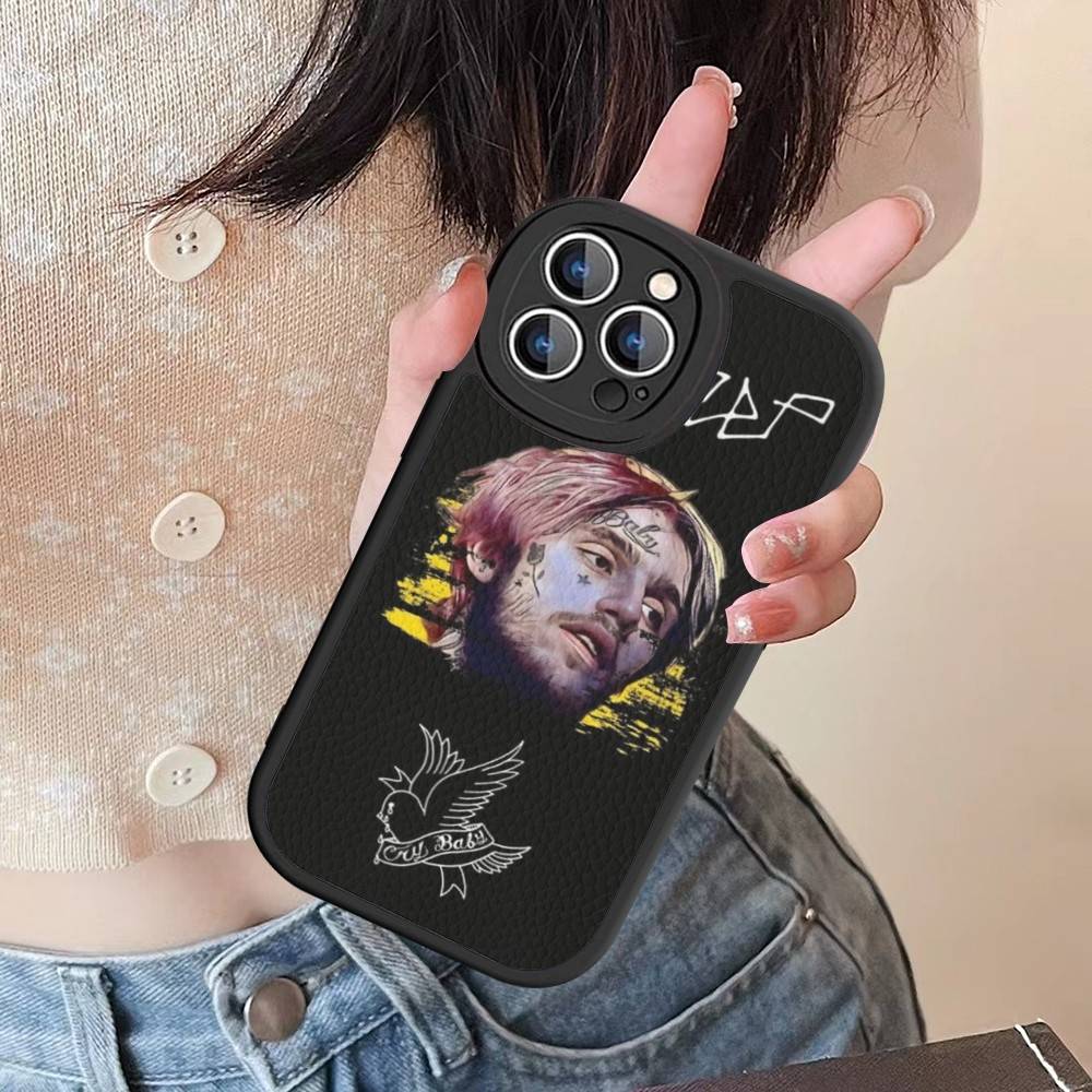 Силиконовый чехол для телефона с изображением певца Lil P-Peeps для iPhone 16 15 14 13 12 11 Pro Max Mini Кожаная мягкая обложка