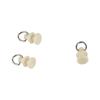 20pcs/pack Silent Curtain Hook Roller White Curtain Track Glider Curtain Track Pulley  Windows