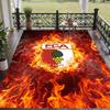 Soft Floor Carpet FC Augsburg FC Pattern Area Rug Decorative Mat For Home Room Decoration