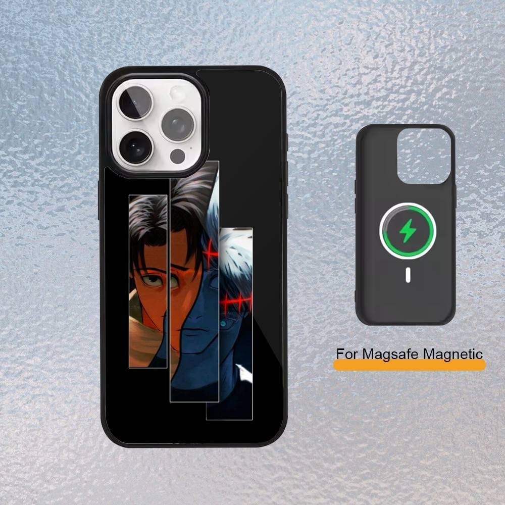 Чехол для телефона Okkotsu Yuta Jujutsu K-Kaisen для iPhone 17,16,15,14,13,12,11 Plus,Pro Max Магнитный чехол с поддержкой беспроводной зарядки