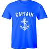 Captain Funny Sailor Sailing Boat Anchor Yachting T-Shirt Tee