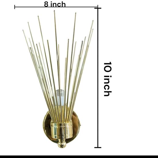 1-ламповый настенный светильник Mid-Century Brass Golden Sputnik, современный домашний декор для гостиной, кухни, спальни, офиса