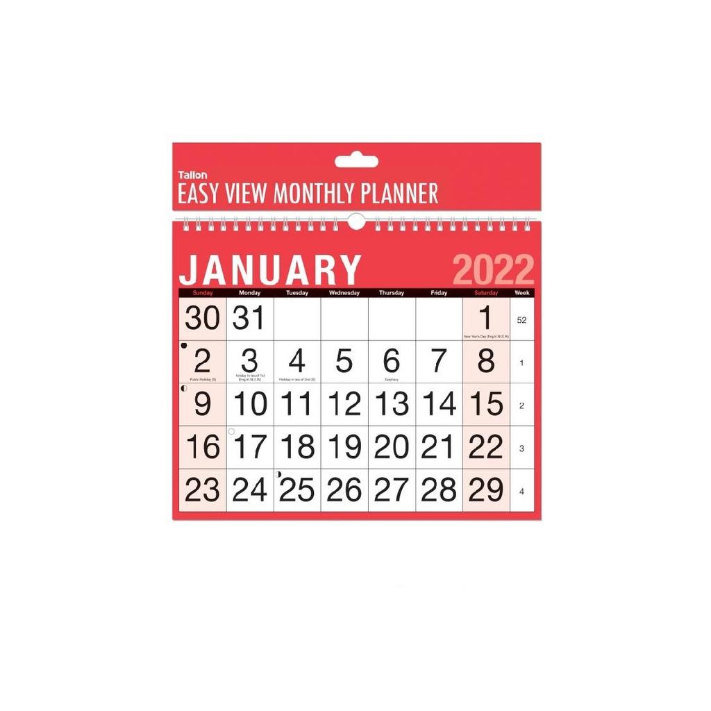Tallon 2022 Planner