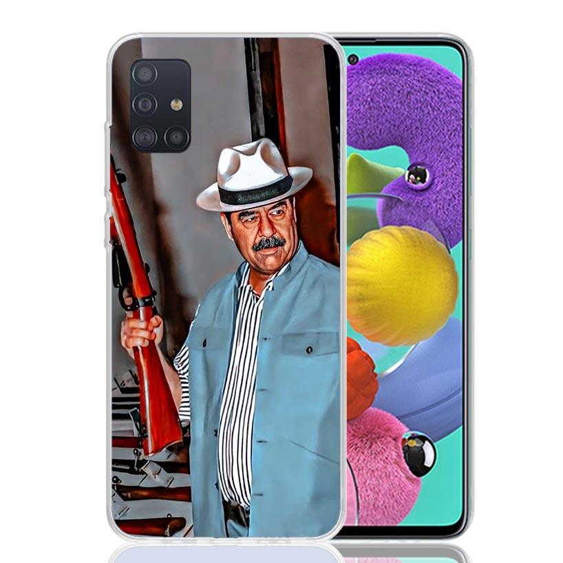 Etui Fashion Saddam Hussein Iraq Arabic Phone Case for Samsung Galaxy A52 A51 A50S A12 A22 A32 A72 A10S A30S A31 A71 Note 20 Ult