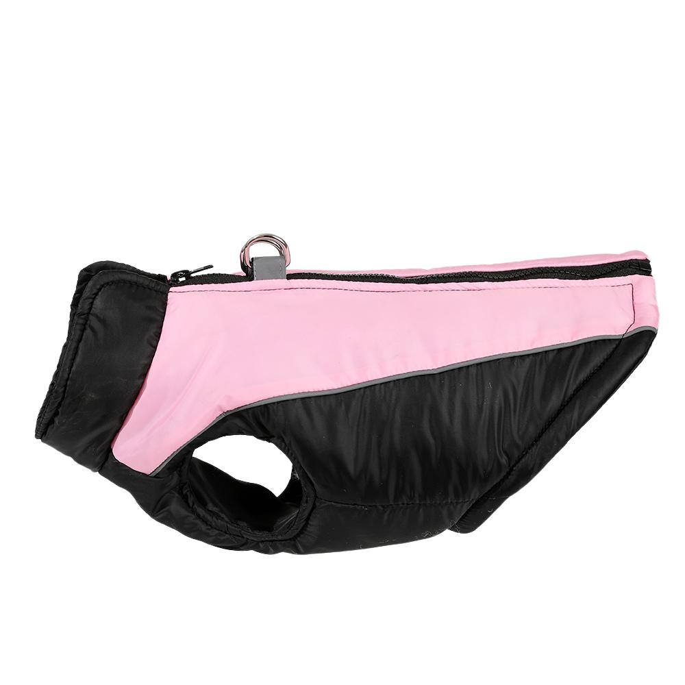 Reflective Pet Costume Cozy Winter Puppy Clothes Waterproof Zipper Vest Coat With D-Ring For Small Dogs Cats Chihuahua Outfits