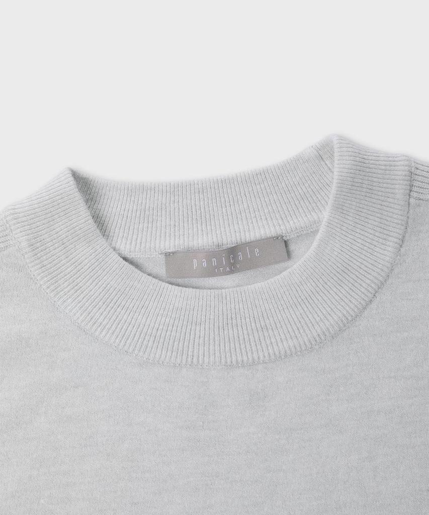 PANICALE Slim Fit Cutout Crew Neck Knit 2 Colors