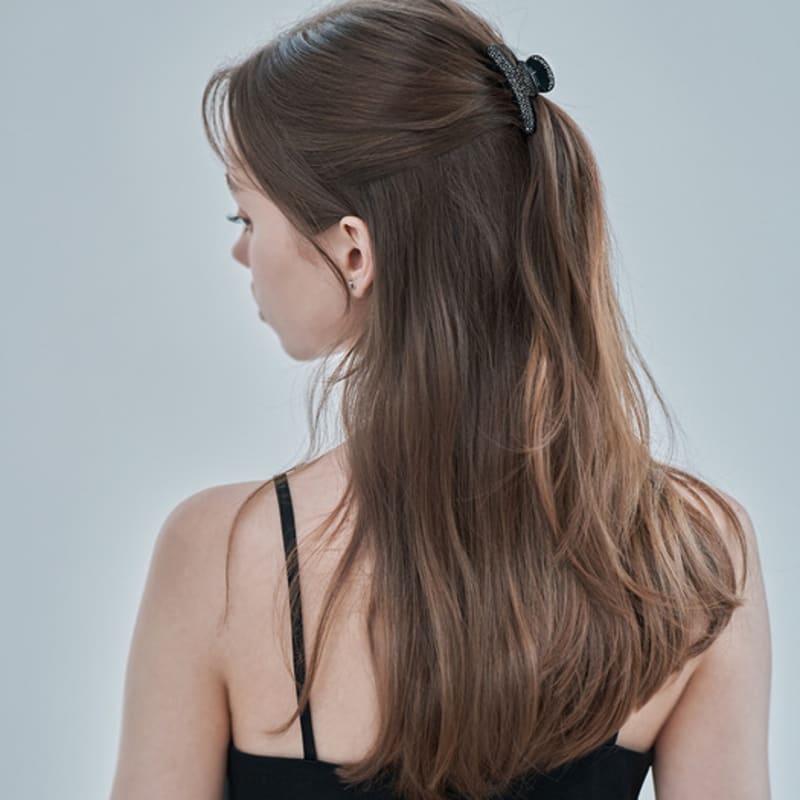 ELLEHAIR Cubic Point Black Hair Clip ELHC004