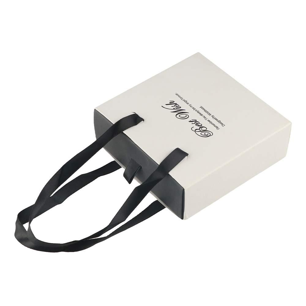 Bracelet Packaging Boxes Rectangle Jewelry Display Gift Handbag Earrings Displays Case Jewelry Box