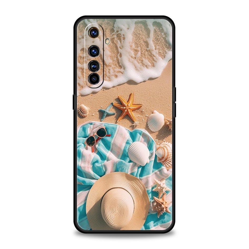 Summer Beach Case For Realme C67 C63 C55 C53 C35 C25 C21 GT 2 3 5 6 10 11 12 13 Pro Plus 5G Soft TPU Phone Cover Fundas Capa Bag