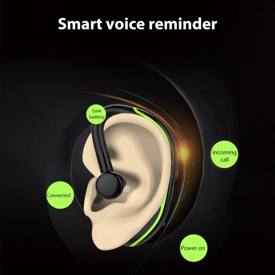 1 шт. f600 беспроводная Bluetooth-совместимая гарнитура с заушным креплением Hands-free для спорта и бизнеса