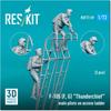Reskit Male Pilot Ladder Resin Kit 1/72 F-105F/G w/Boarding 2-piece RSKF72-0059 (person)