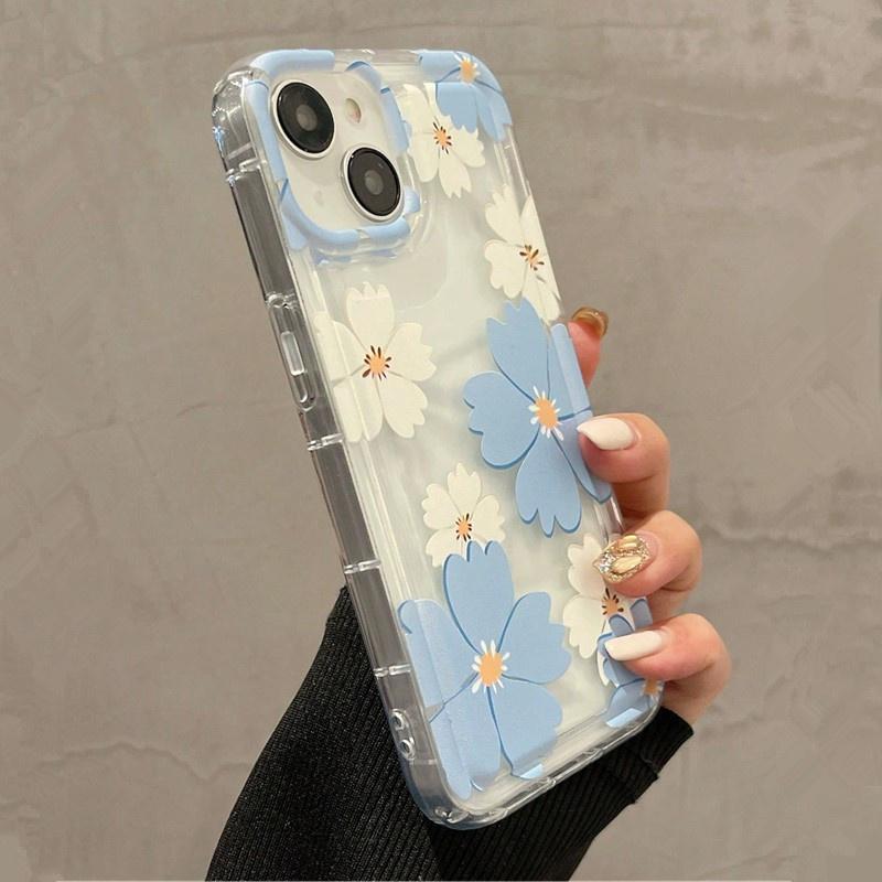 Летний чехол с красочными цветами для iPhone 13 12 11 14 Pro Max X XR XS 7 8 Plus SE2 Противоударный чехол для iPhone 15 Pro Max