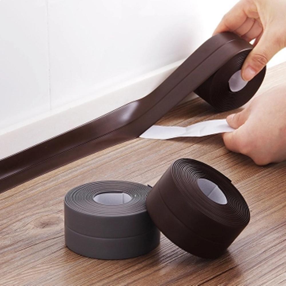 3.2m Self Adhesive Sealant Tape Bathroom Sealing Tape Seal Strip Sink Edge Wall Corner