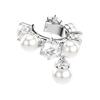 Swarovski Matrix brand design imitation crystal ear clip women's silver 5691715