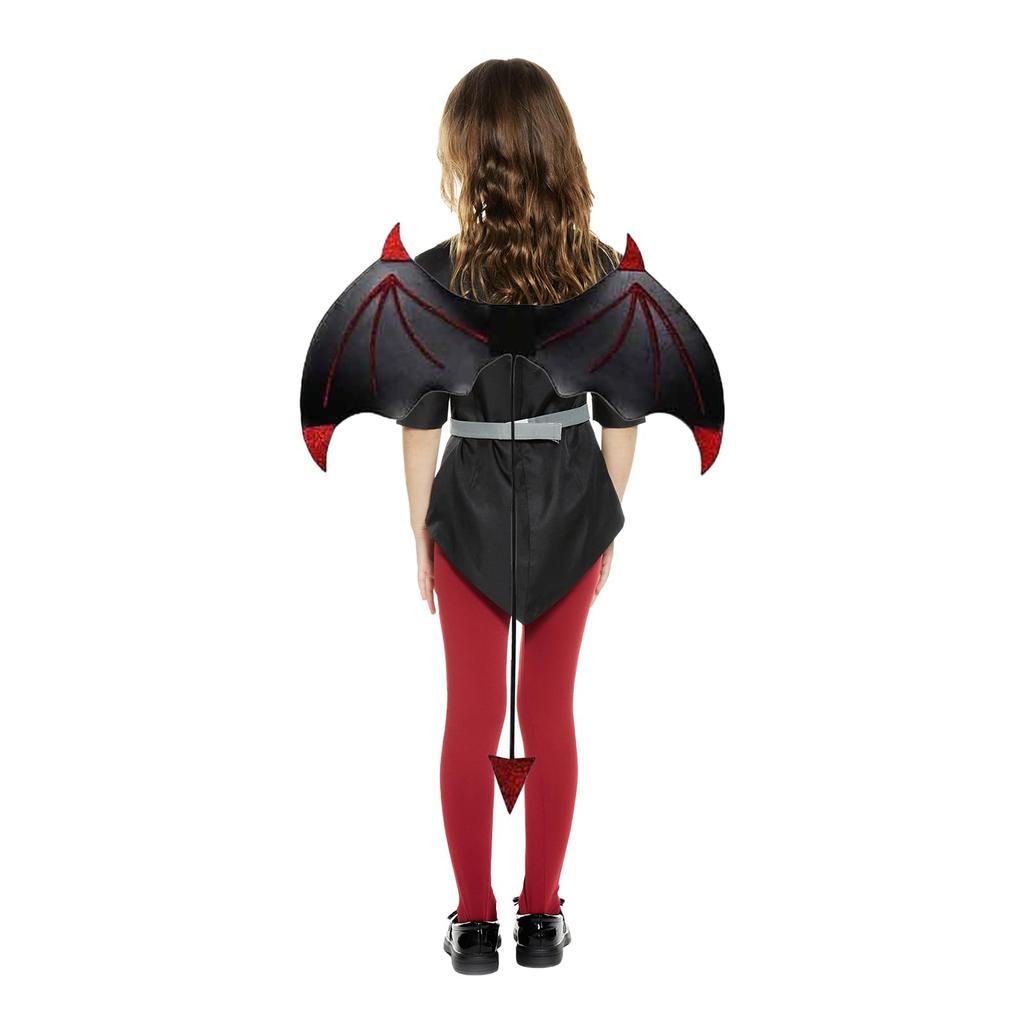 Крылья Дьявола для Детей и Ангел Дьявол Части Маленький Дьявол Ангел Ходячий Косплей Костюм Школьный Культурный Фестиваль [YuraYura] Взрослые, Набор из 3 предметов, Крылья,