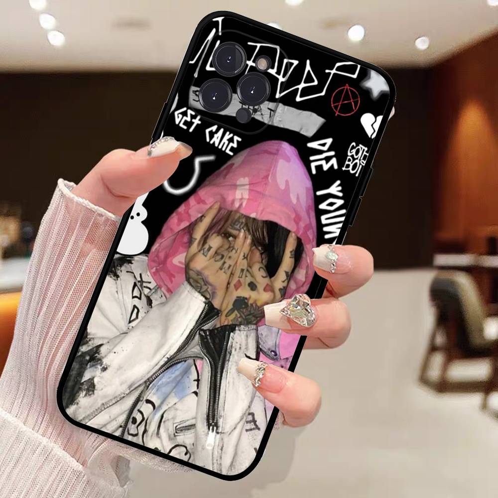 Чехол для телефона Emo Rapper Lil Peep Для iPhone 17 16 15 16e 14 13 12 11 Pro Max Plus Чехол Покрытие Coque