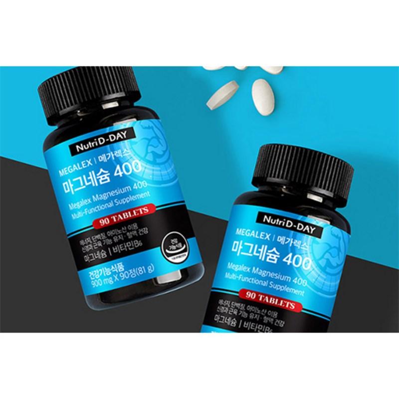 Nutri-D-Day Megalex Magnesium 400, 90 таблеток, 1 шт.