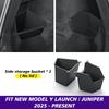 Органайзер в багажник для Tesla New Model Y Juniper Launch Refresh 2025 Контейнеры для хранения в заднем багажнике Боковой органайзер Аксессуары из ТПЭ
