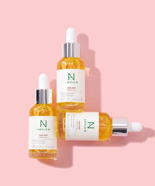 [AMPLEN] Acne Shot Ampoule 30ml + Acne Shot Cleansing Foam 150ml Duo