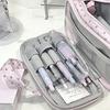 Multi-Layer Lace Stationery Pouch Large Capacity Lace Stationery Bag Lace Pen Bag  Office Use