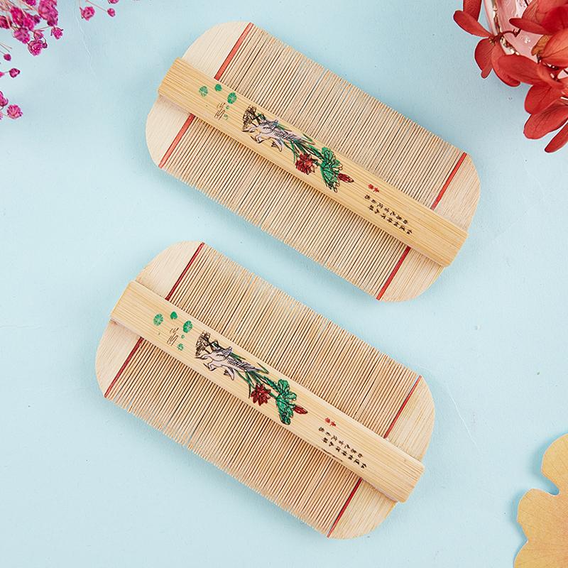Double Sided Handmade Lice Comb Remove Itching Scraping Head Flea Cootie Comb