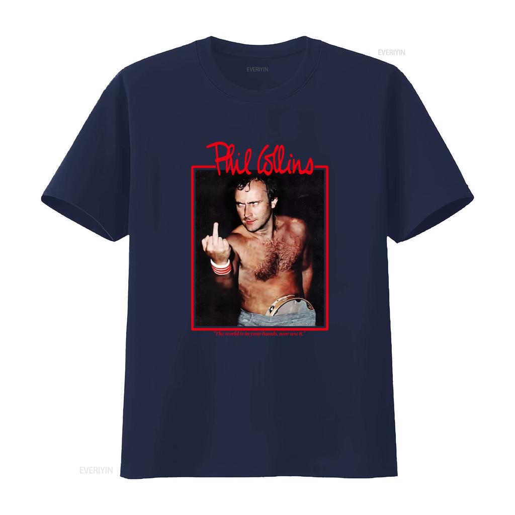 Vintage 90s Phil Collins T Shirt Iconic Rock Star Design Perfect for Music Lovers vintage Washed graphic Breathable Comfortable
