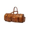 Custom Leather Handmade Travel Luggage Duffel Weekend Gym Overnight Bag Vintage