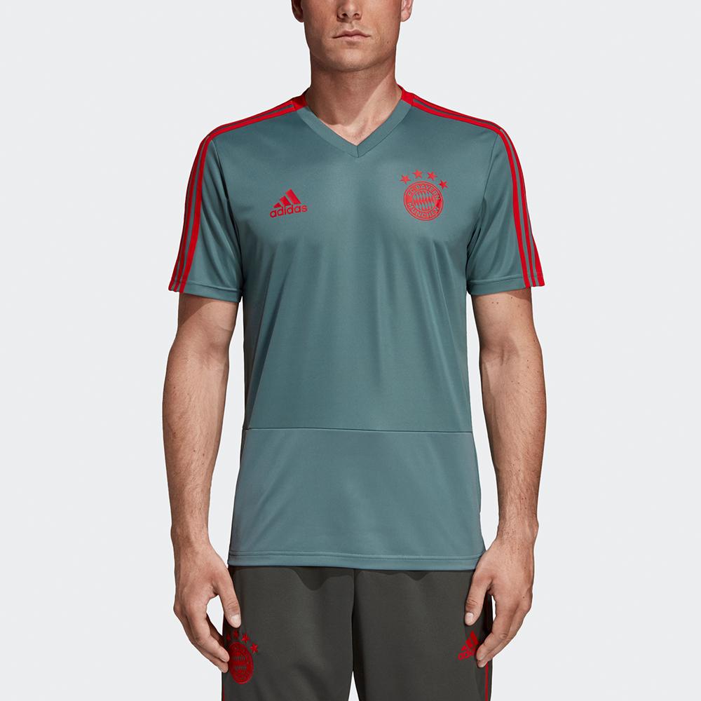 Adidas Футболка Fc Bayern Football Training с короткими рукавами, мужские топы, темно-зеленый павлин, CW7263