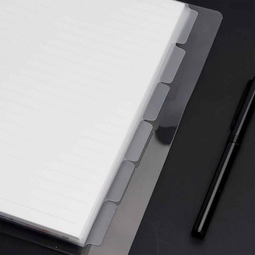 Transparent Paper Index Divider A5 A6 6 Holes For Binder Planner Notebook Stationery Notebook Paper Divider Accessories