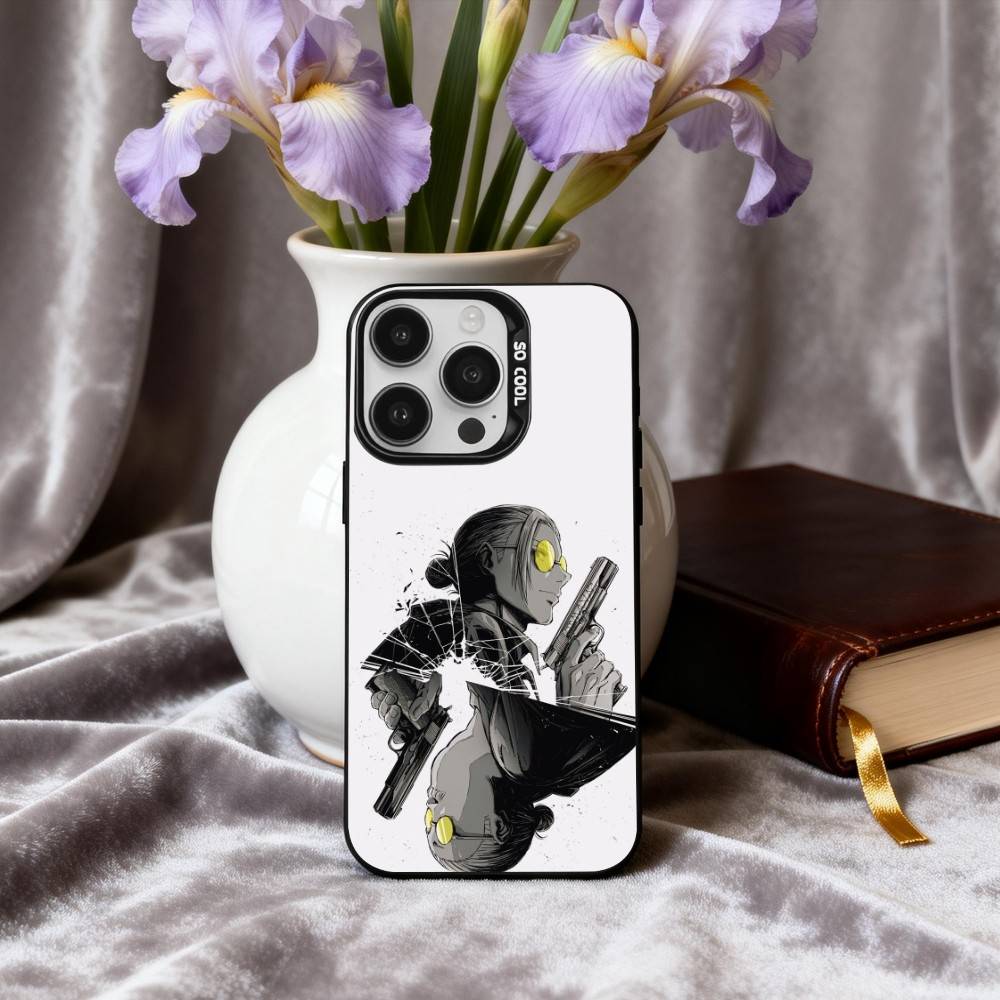 Чехол для телефона Anime S-Sakamoto-O D-Days для iPhone17,16,15,14,13,12,11 Plus,Pro Max Конфетный Посеребренный Внутренний Чехол