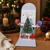 Festive Christmas 3D Up Surprise Greeting Card for Holiday Party and Gift Giving