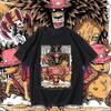 2026 новый персонаж One Piece Джабос летняя повседневная спортивная и фитнес футболка с коротким рукавом для мужчин и женщин свободный крой