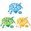 Small Ice Breaking Penguin Toy Tabletop Puzzle Game Rescue Penguin Knocking Ice Game Funny Desktop Game Enduring