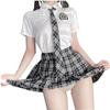 Cosplay Sexy Uniform of JK Specification School Shirt Uniform Skirt School Tie T Pack Short Sleeve School Uniform Costume Sailor Uniform Costume