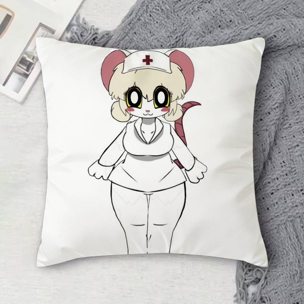 Terrible Mouse Double-Sided Printed Square Decorative Cushion Cover For Sofa Living Room Home Decor