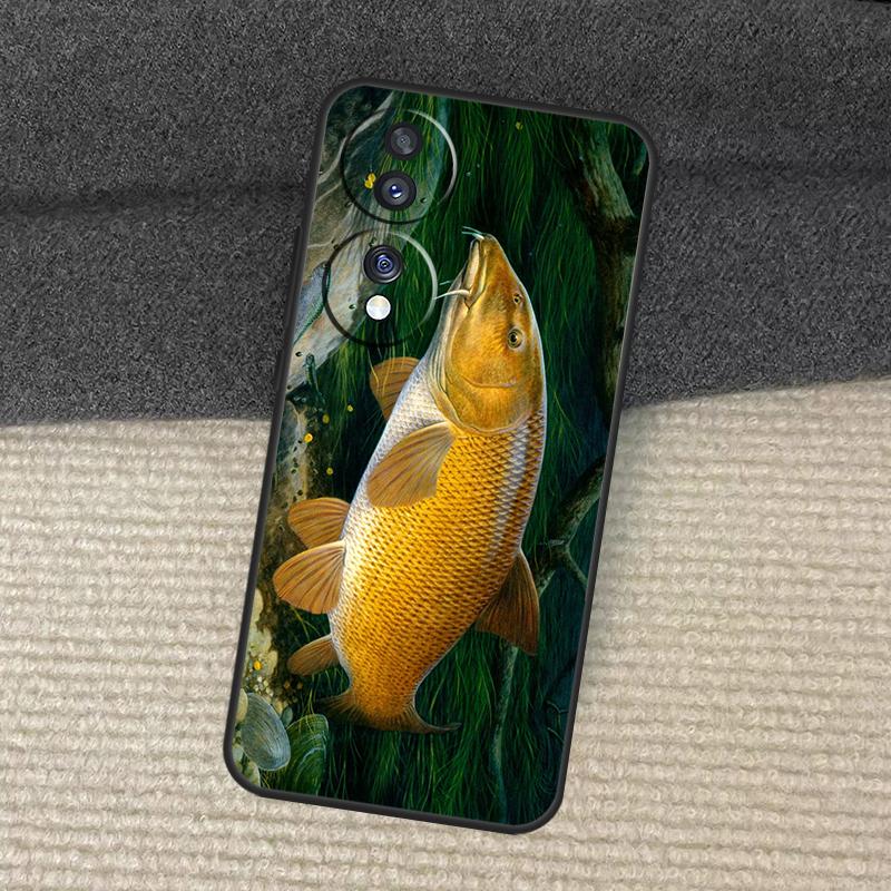 Carp Fishing Case For Honor Magic 7 Pro 5 6 Lite Honor 200 Pro X9b X9a X8b X8a X8 X9 X9c 50 70 90 Cover
