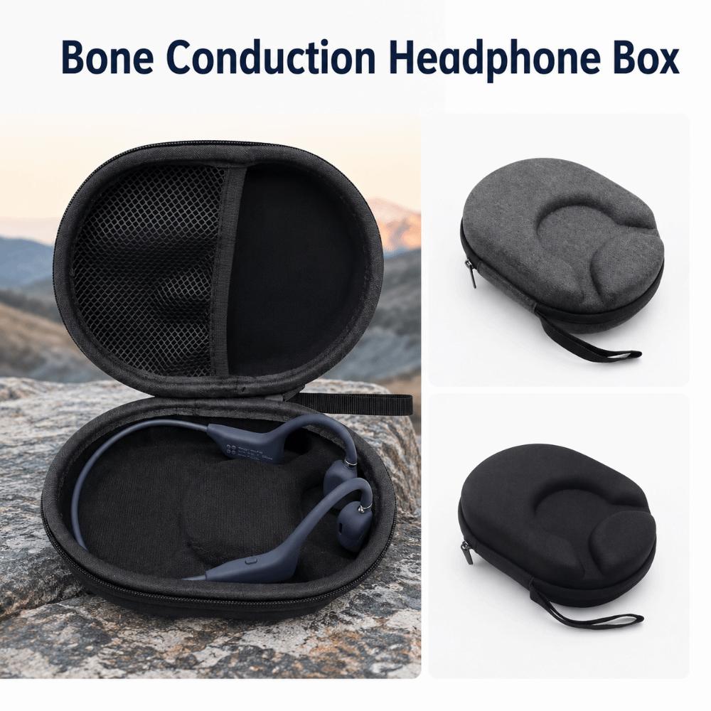 Portable Earphone Storage Bag Waterproof Headphone Protective Bag Headset Carrying Case Travel