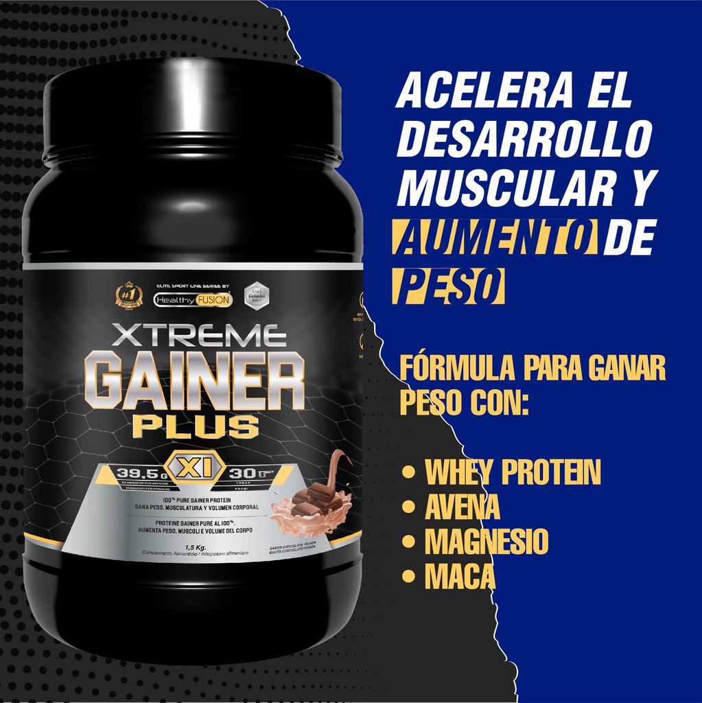 Healthy Fusion Extreme Gainer Protein — мышцы и объем тела — высокое содержание углеводов — 1,5 кг