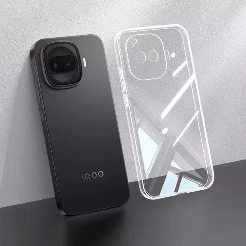 Ультратонкие прозрачные чехлы для телефона VIVO IQOO Z11 Turbo Z11Turbo 5G V2536A Мягкий прозрачный ТПУ Ударопрочный задний корпус Чехлы