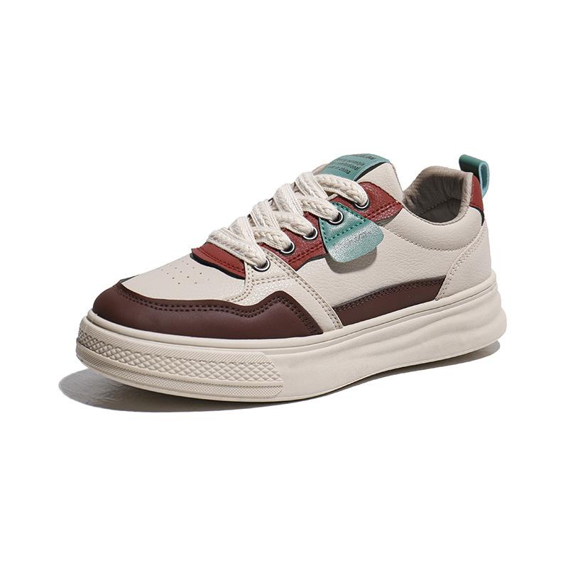 Весенние и осенние белые туфли корейской версии Ins для девушек-студенток, увеличивающие рост, спортивная обувь с толстой подошвой, повседневная обувь