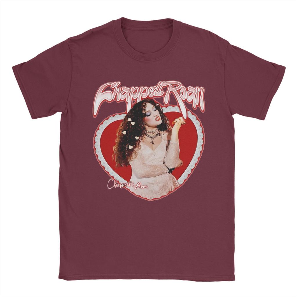 Men T-Shirts Grunge Frame Love Chappell Roan Vintage 100% Cotton Tees Short Sleeve T Shirts O Neck Tops Summer