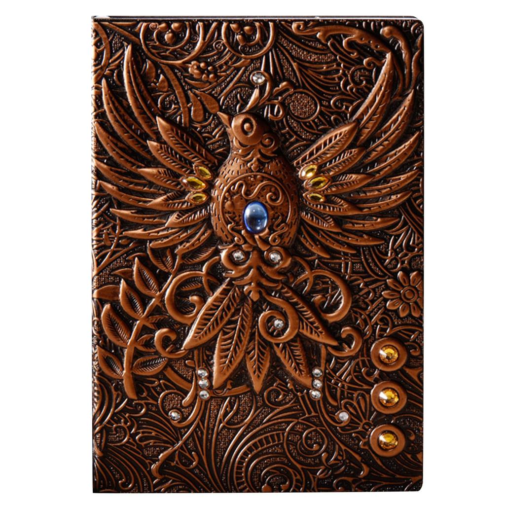 3D-журналы ручной работы, винтажные журналы, дорожный дневник с линованной бумагой, крутой кожаный альбом для рисования, журналы для записей, подарок для женщин, мужчин и ботаников