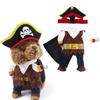 AmzBarley Pet Dog Cat Costume Pirate Halloween Costume Двуногий питомец Маскировка Маленькие собаки Средние собаки Большие собаки Одежда для домашних животных Косплей Двуногий ходьба Смешной