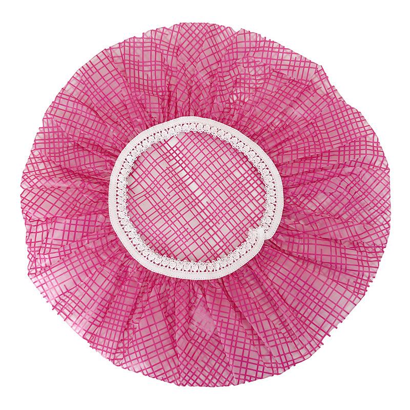 Reusable Waterproof Elastic Shower Cap for Women - Spa & Salon Hair Protection