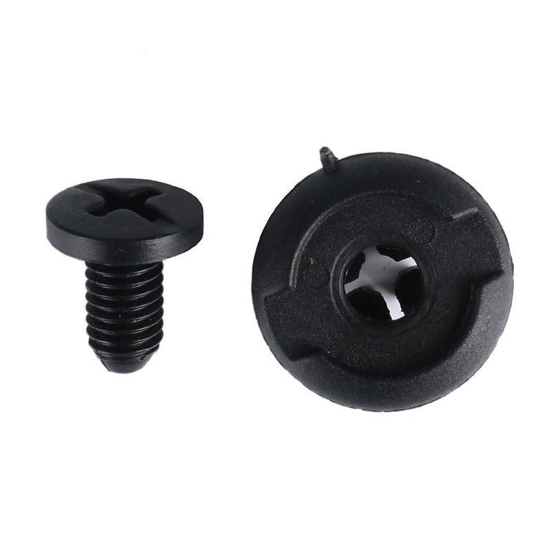 1~10PCS 8mm Hole Door Rivet Plastic Clip Fasteners Black Cars Lined Cover Barbs Rivet Auto Fasteners Retainer Push Pin Clips
