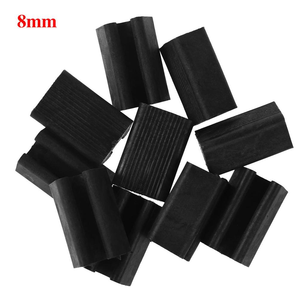 10 шт. U-образные нескользящие ножки для офисного стула, подушечки для трубок, табурет, чехлы для подушек с отверстием для ног, стальные зажимы для труб, защитные накладки на пол