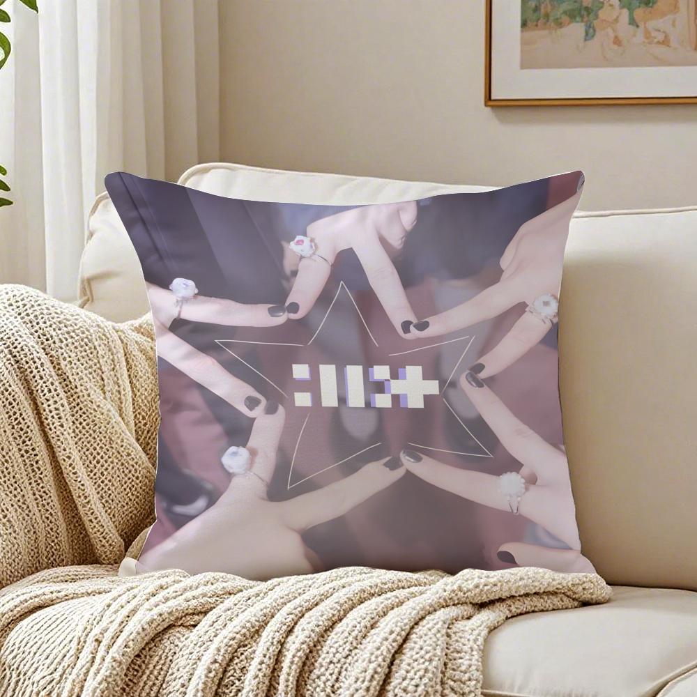 kpop trendy IIILLITS Cushion Cover Pillowcase Antidustmite living Room Sofa Decor Cushion Room